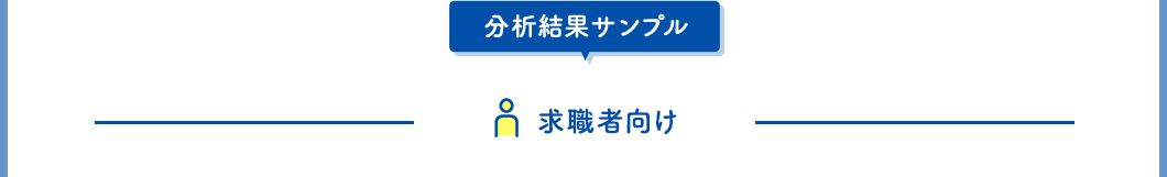 分析結果サンプル 求職者向け