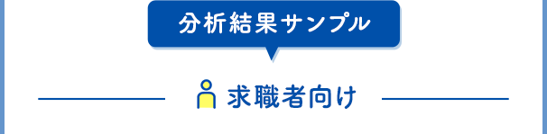 分析結果サンプル 求職者向け